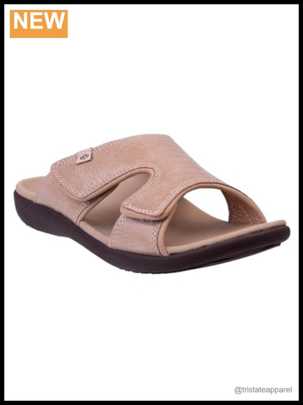 Orthotic Grade Arch Support Slide Sandal with Non-Slip EVA Midsole